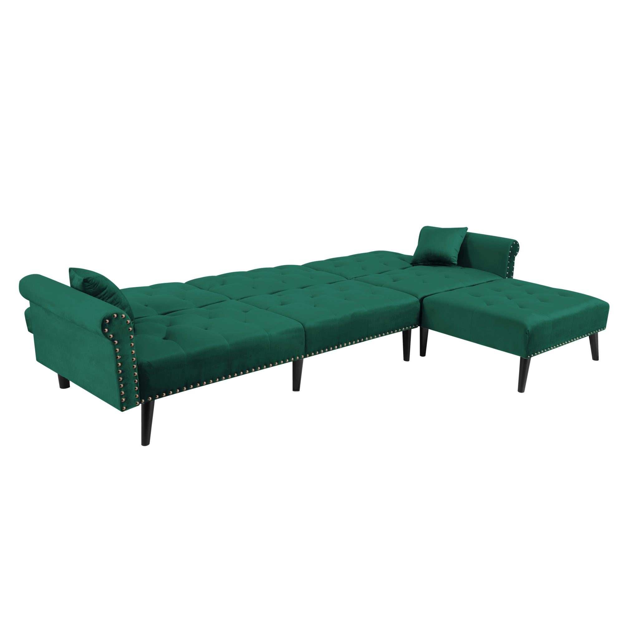 Convertible Sofa bed sleeper  velvet