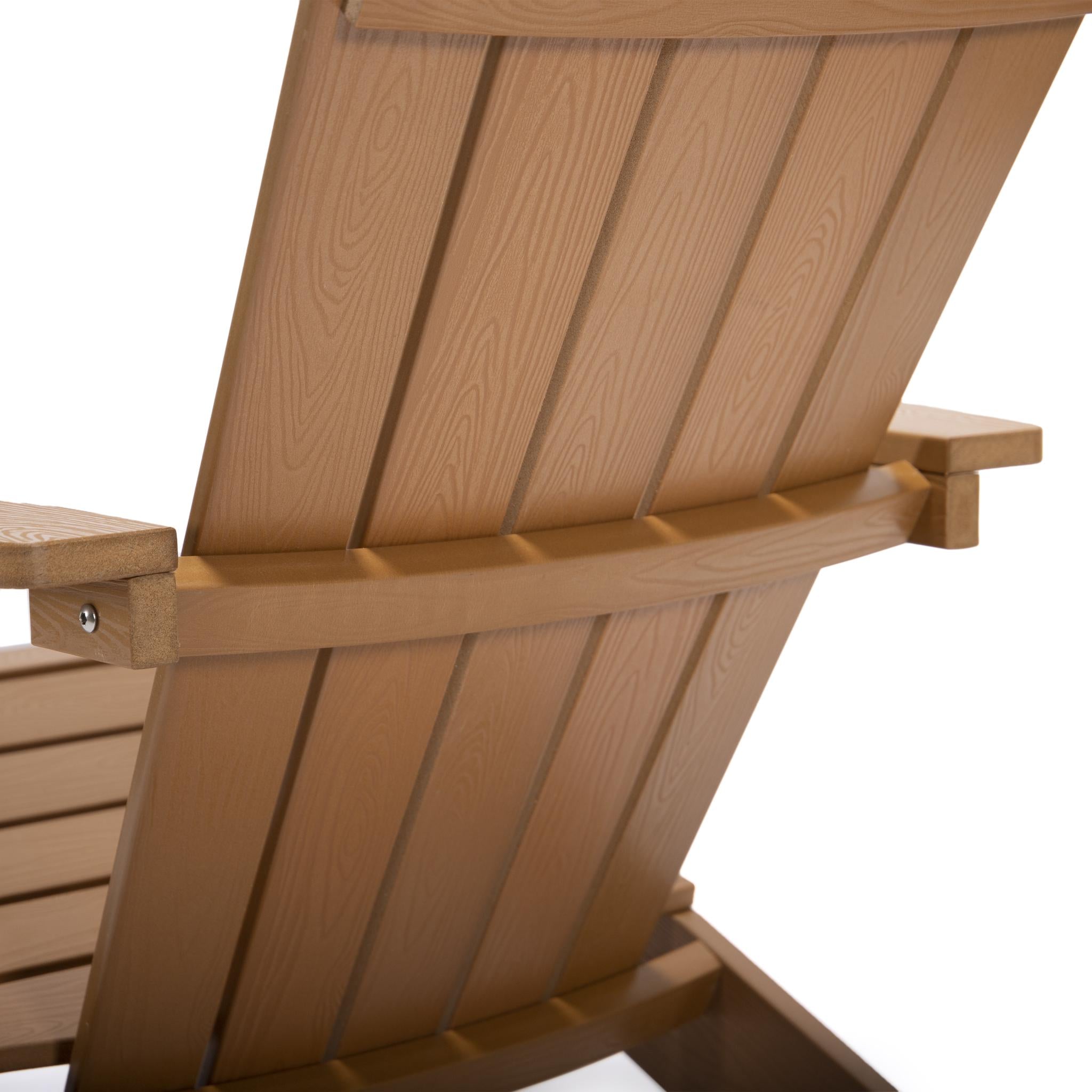 TALE Adirondack Chair Backyard Outdoor Furniture Painted Seating with Cup Holder ，For All-Weather