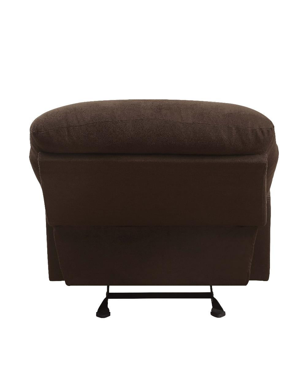 Arcadia Recliner (Motion) in Chocolate Microfiber