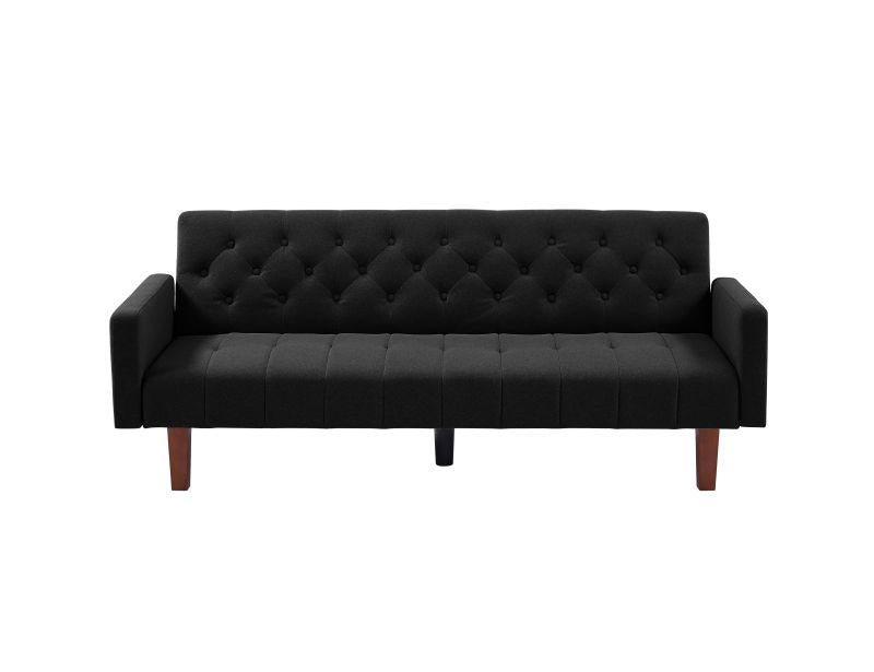 Factory Tufted Back Sofa Mid-Century Convertible Sofa Bed for Living Room