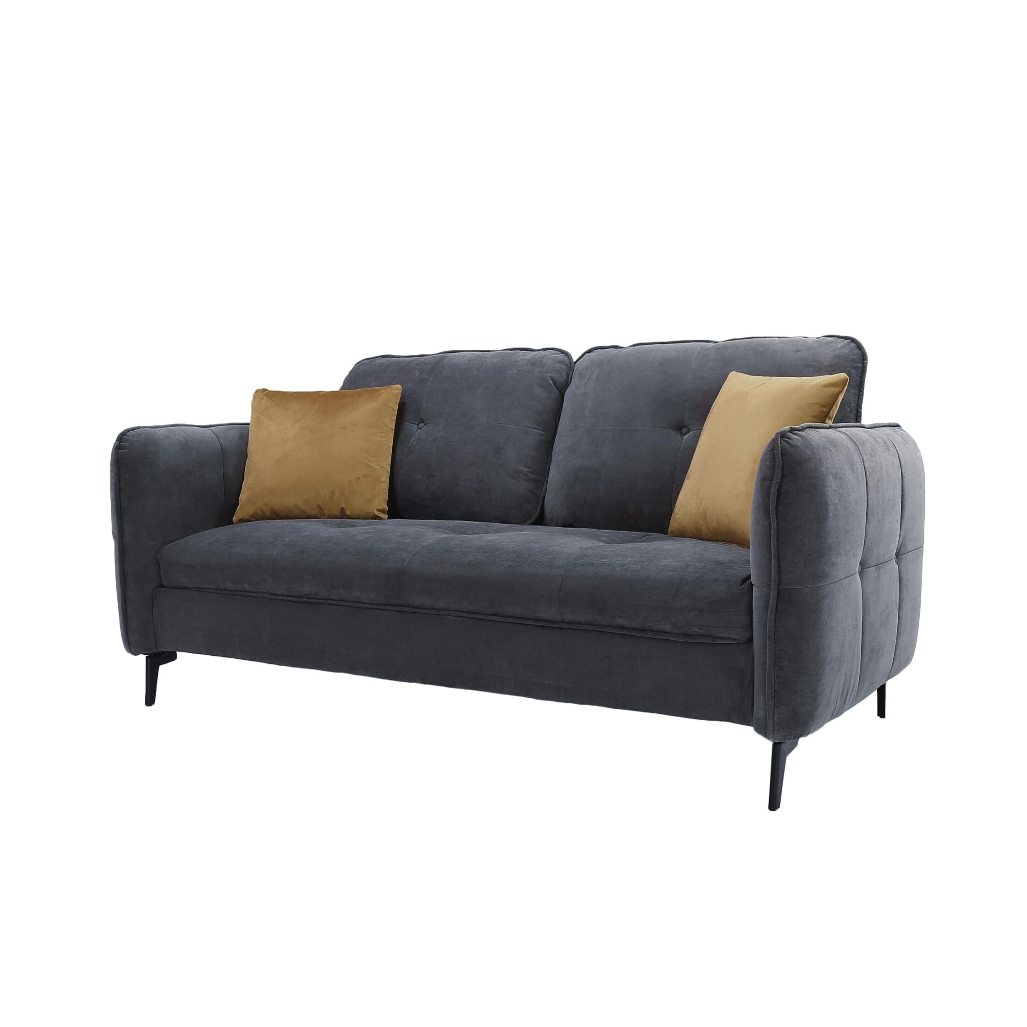 3-seater simple style living room sofa