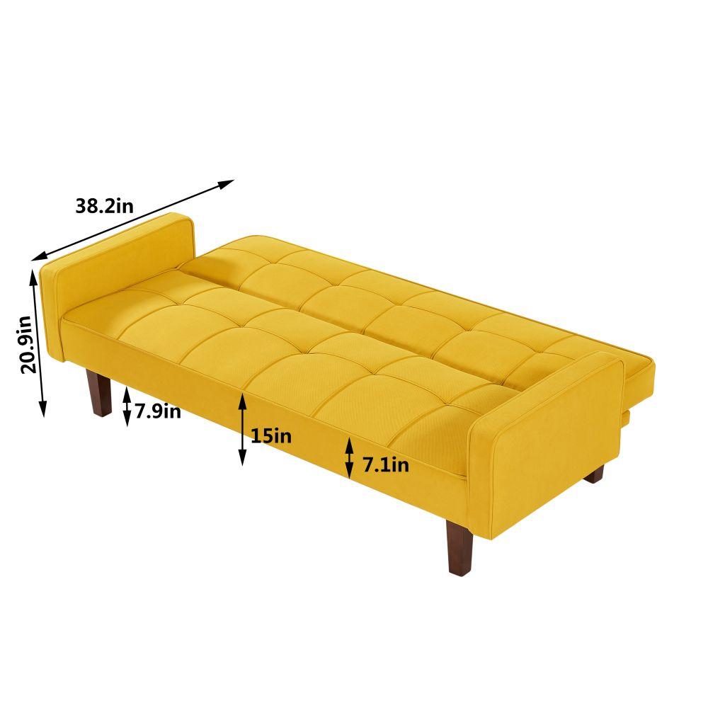 Morden Design Factory Solid Color Sofa Bed in Living Room Multi-function Leisure Sleeper Couch