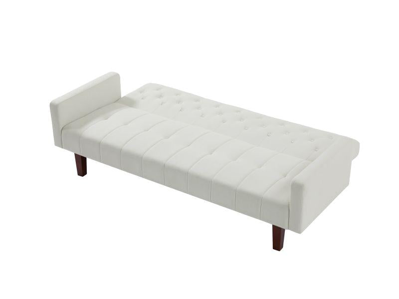 Factory Tufted Back Sofa Mid-Century Convertible Sofa Bed for Living Room