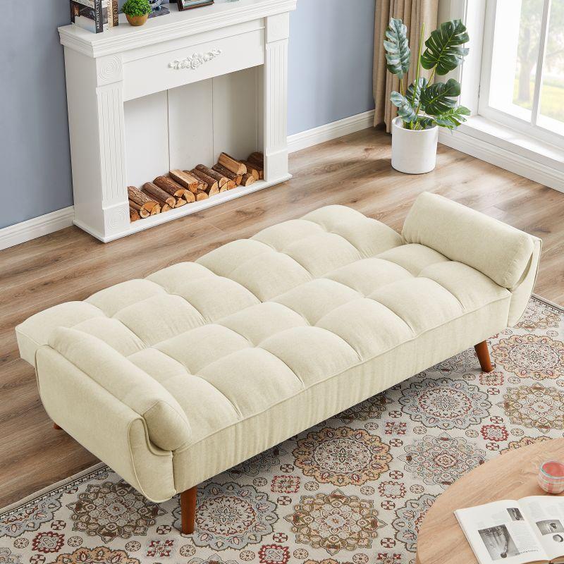 New Design Velvet Sofa Furniture Adjustable Backrest Easily Assembles Loveseat