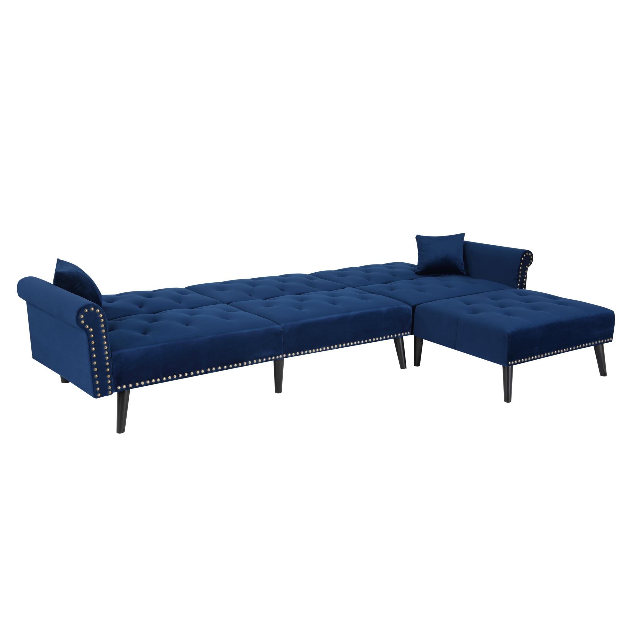 Convertible Sofa bed sleeper  velvet