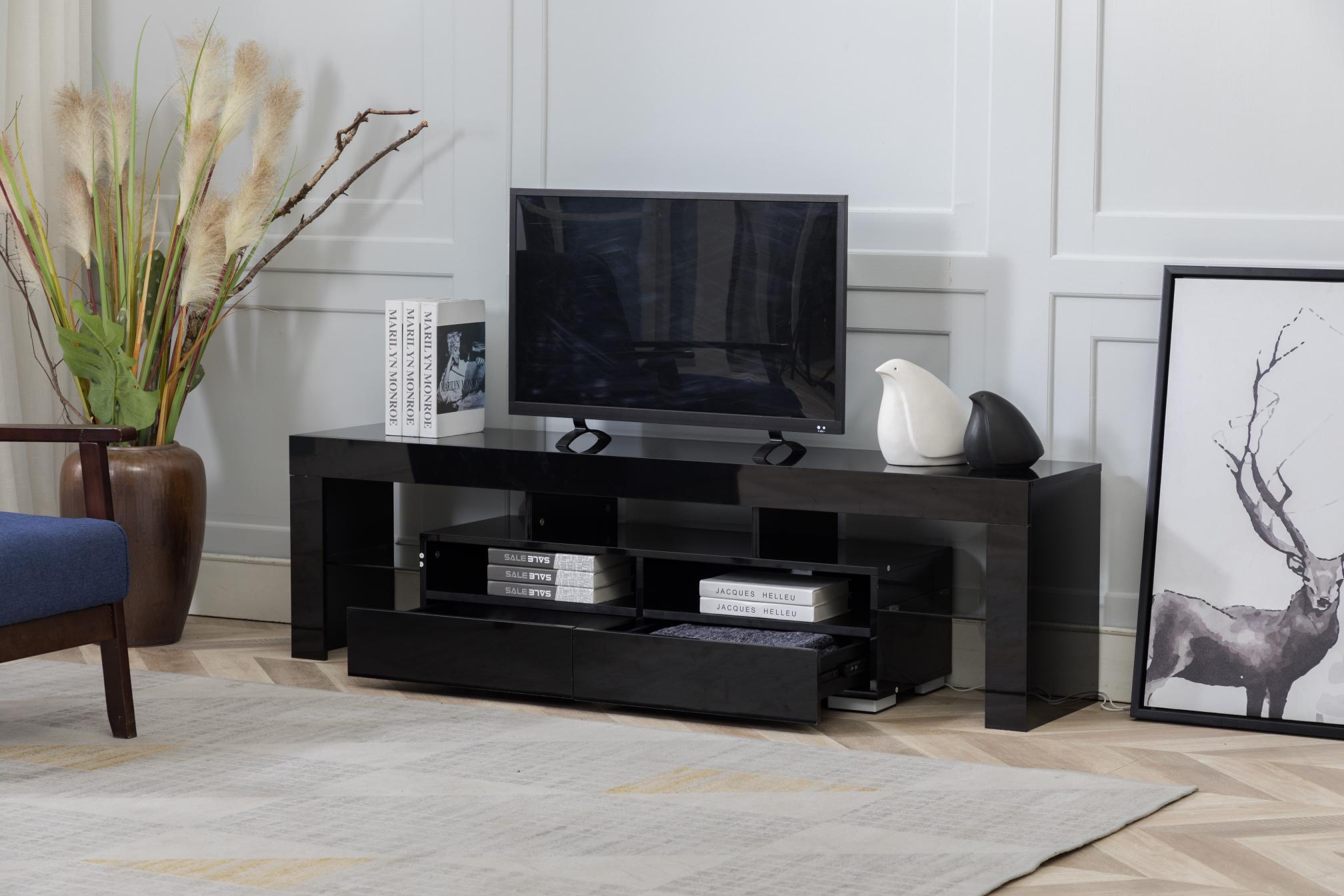 Wood LED TV Cabinet Table for 65 Inch TV