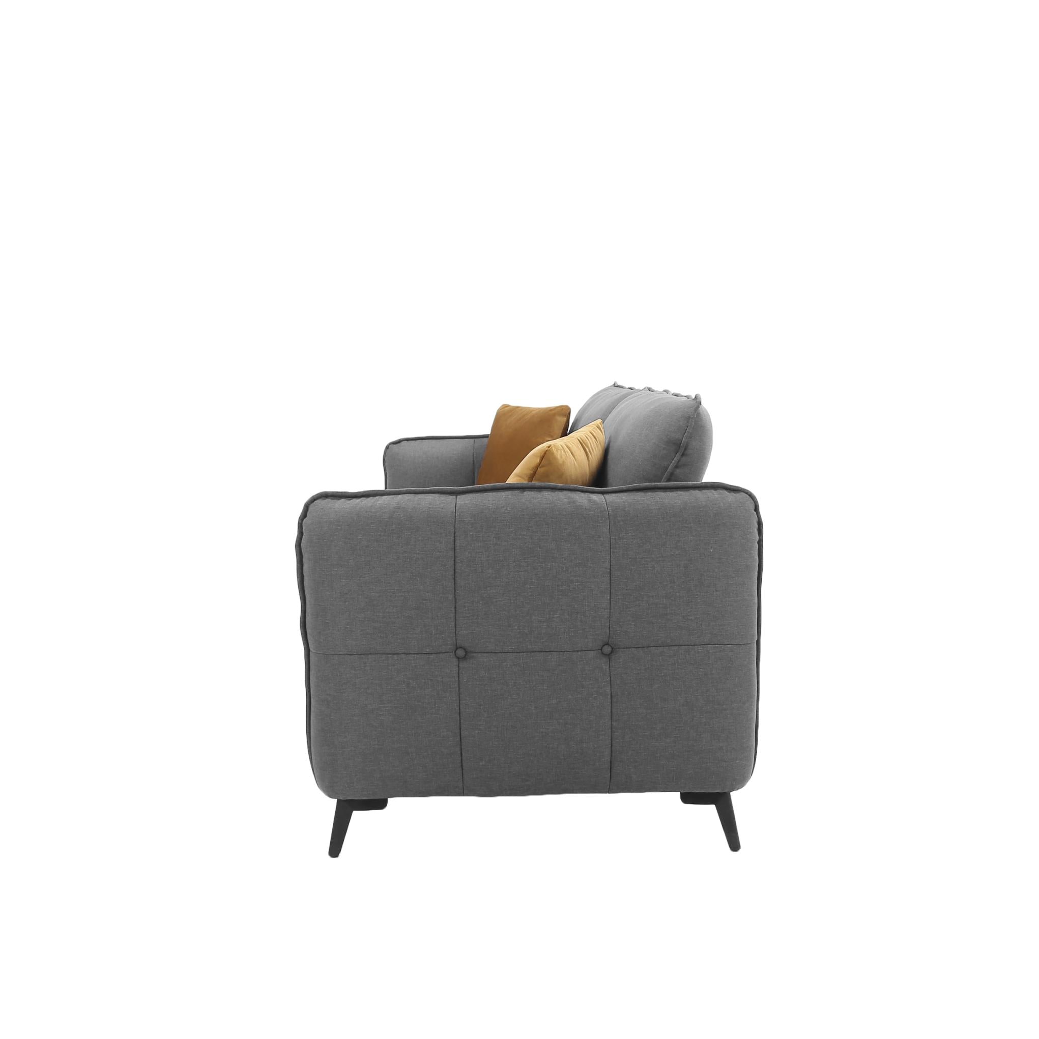 3-seater simple style living room sofa