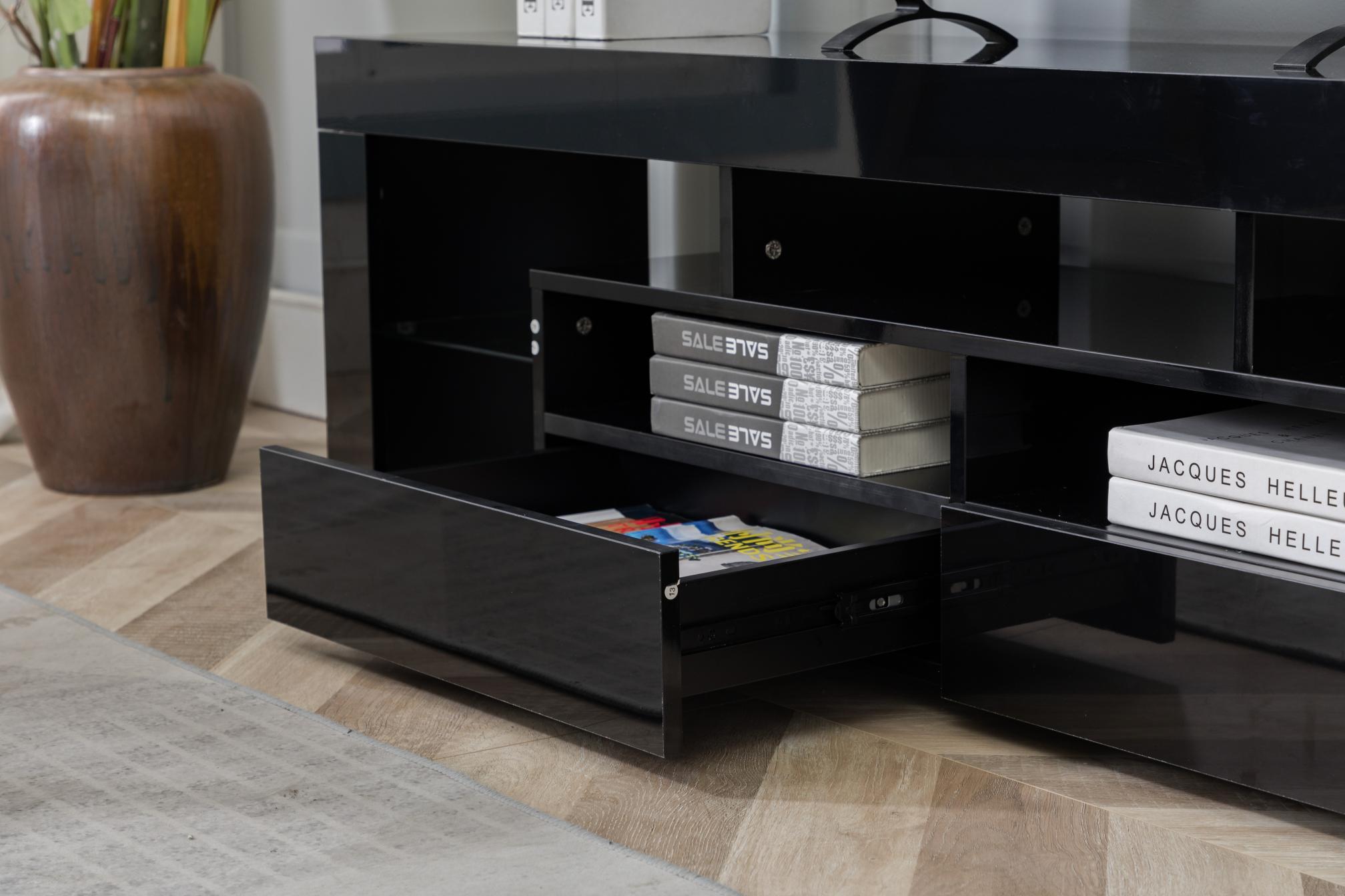 Wood LED TV Cabinet Table for 65 Inch TV