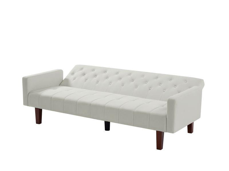 Factory Tufted Back Sofa Mid-Century Convertible Sofa Bed for Living Room