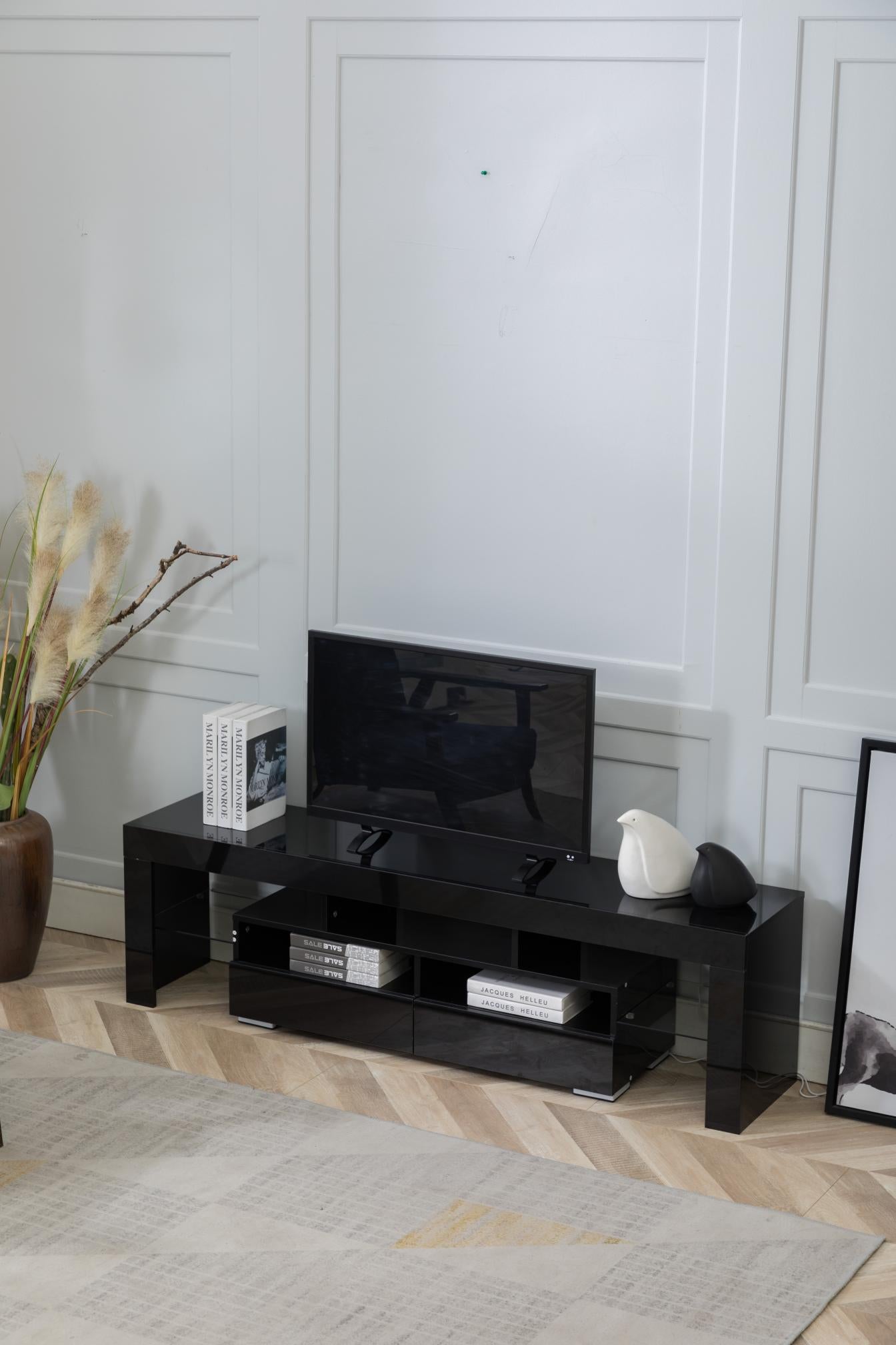 Wood LED TV Cabinet Table for 65 Inch TV