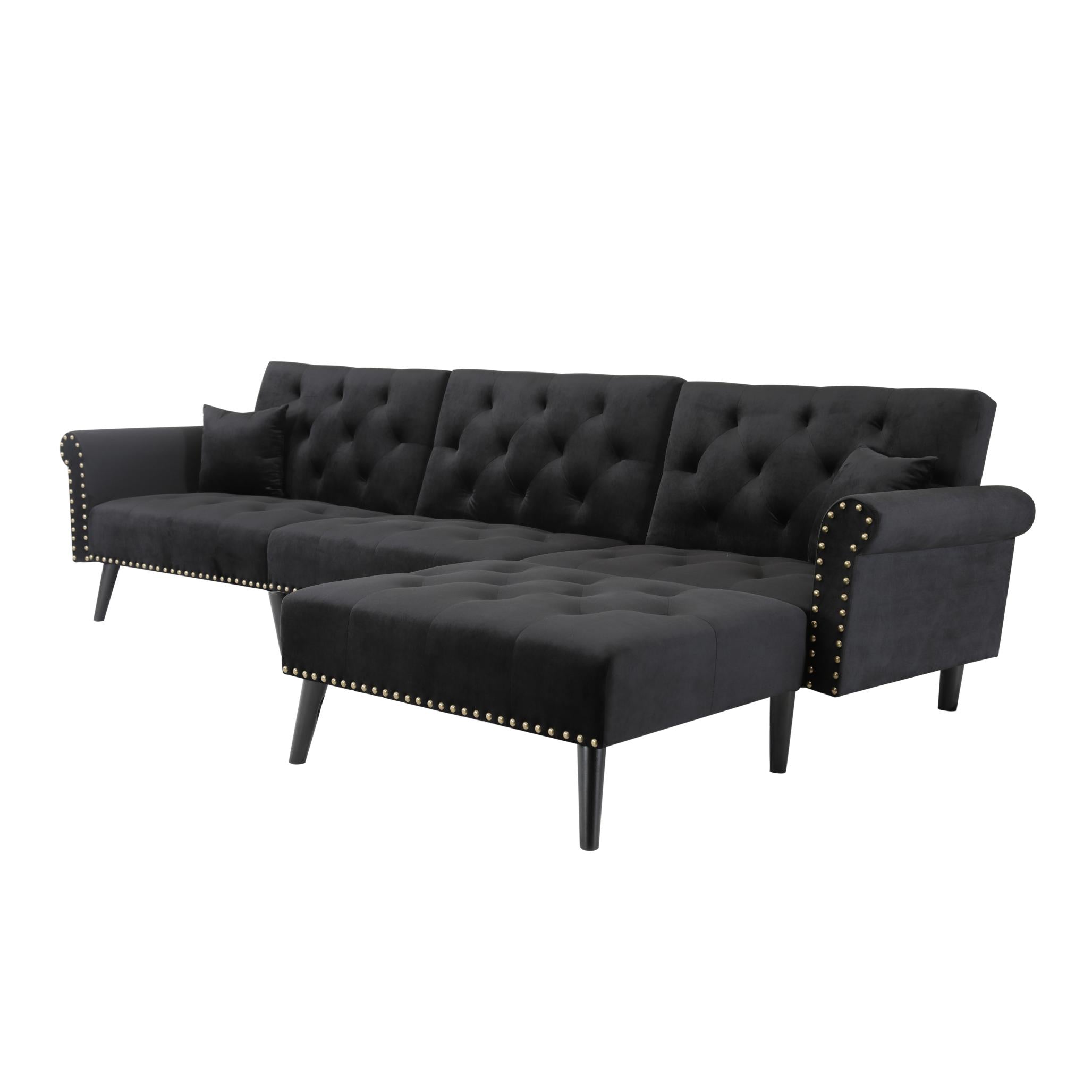 Convertible Sofa bed sleeper  velvet