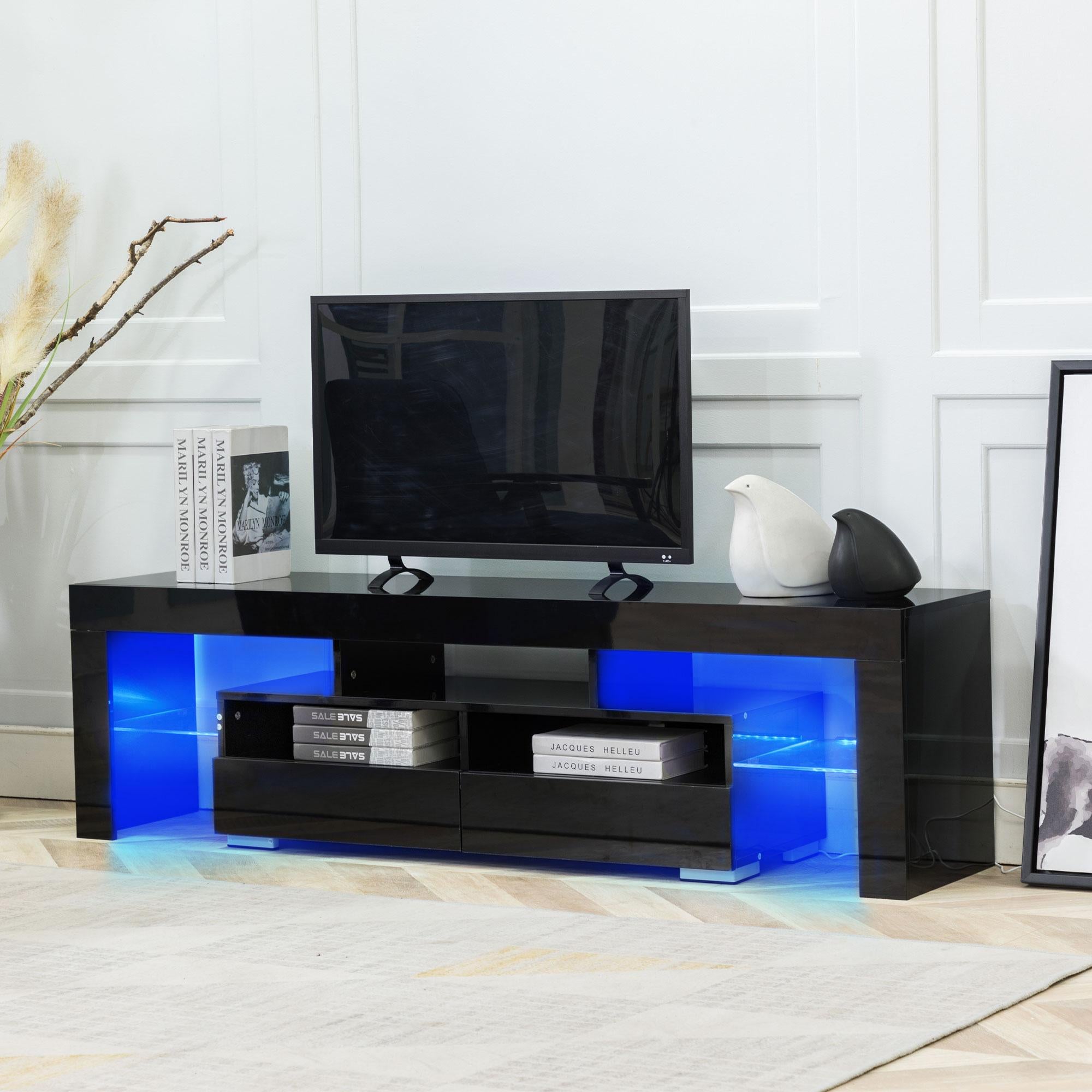 Wood LED TV Cabinet Table for 65 Inch TV