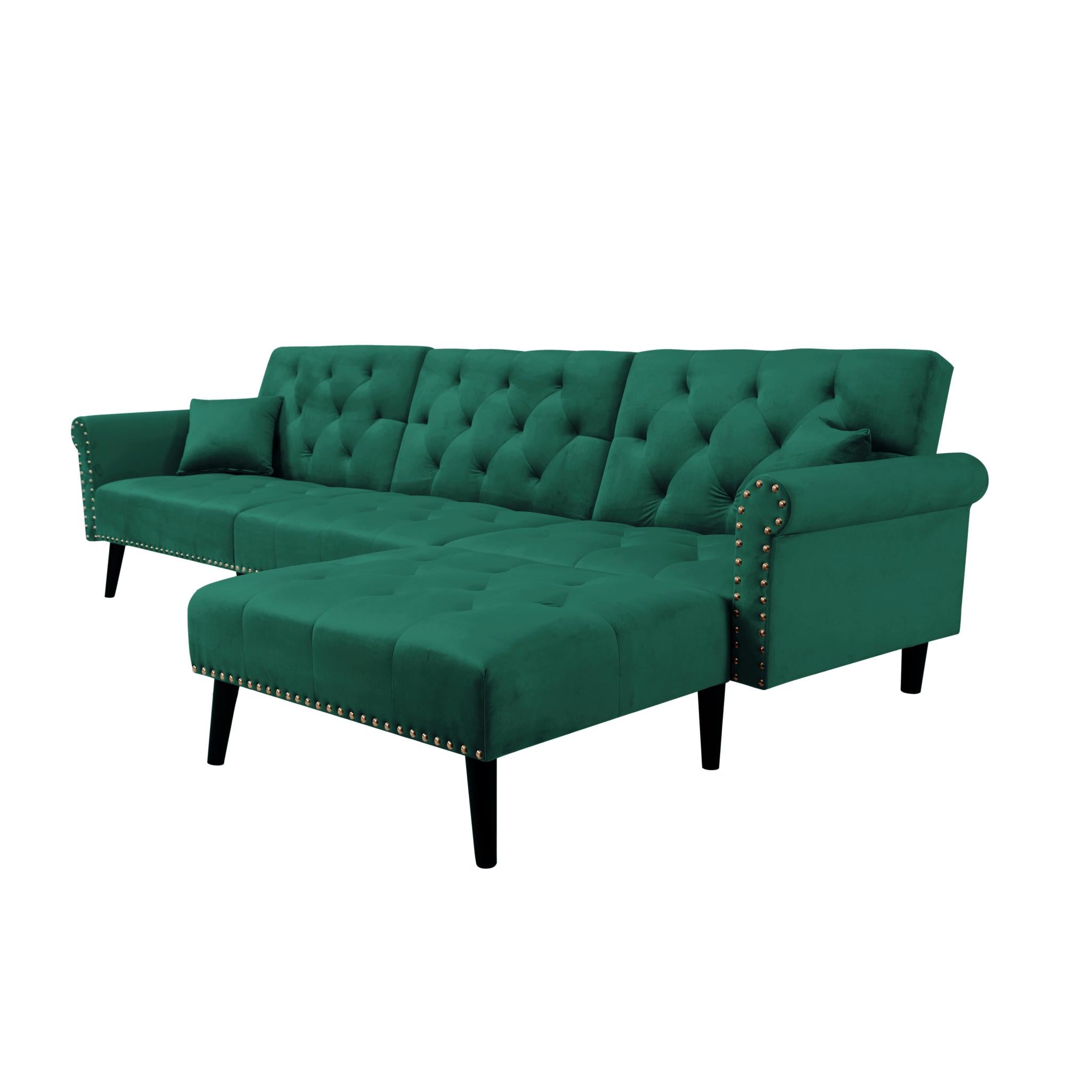 Convertible Sofa bed sleeper  velvet