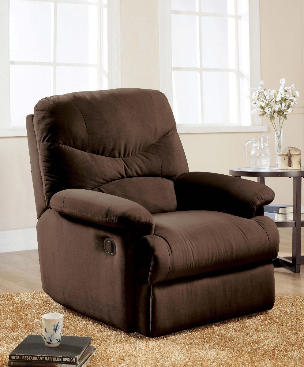 Arcadia Recliner (Motion) in Chocolate Microfiber