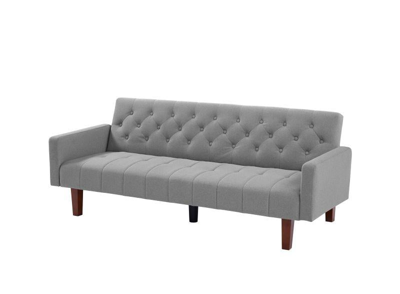 Factory Tufted Back Sofa Mid-Century Convertible Sofa Bed for Living Room