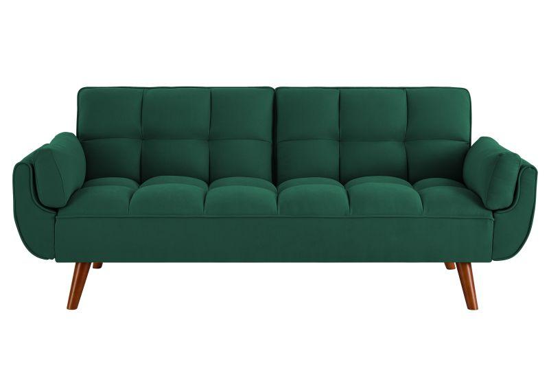 New Design Velvet Sofa Furniture Adjustable Backrest Easily Assembles Loveseat