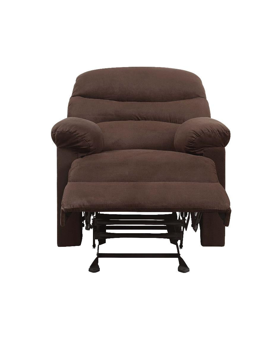 Arcadia Recliner (Motion) in Chocolate Microfiber