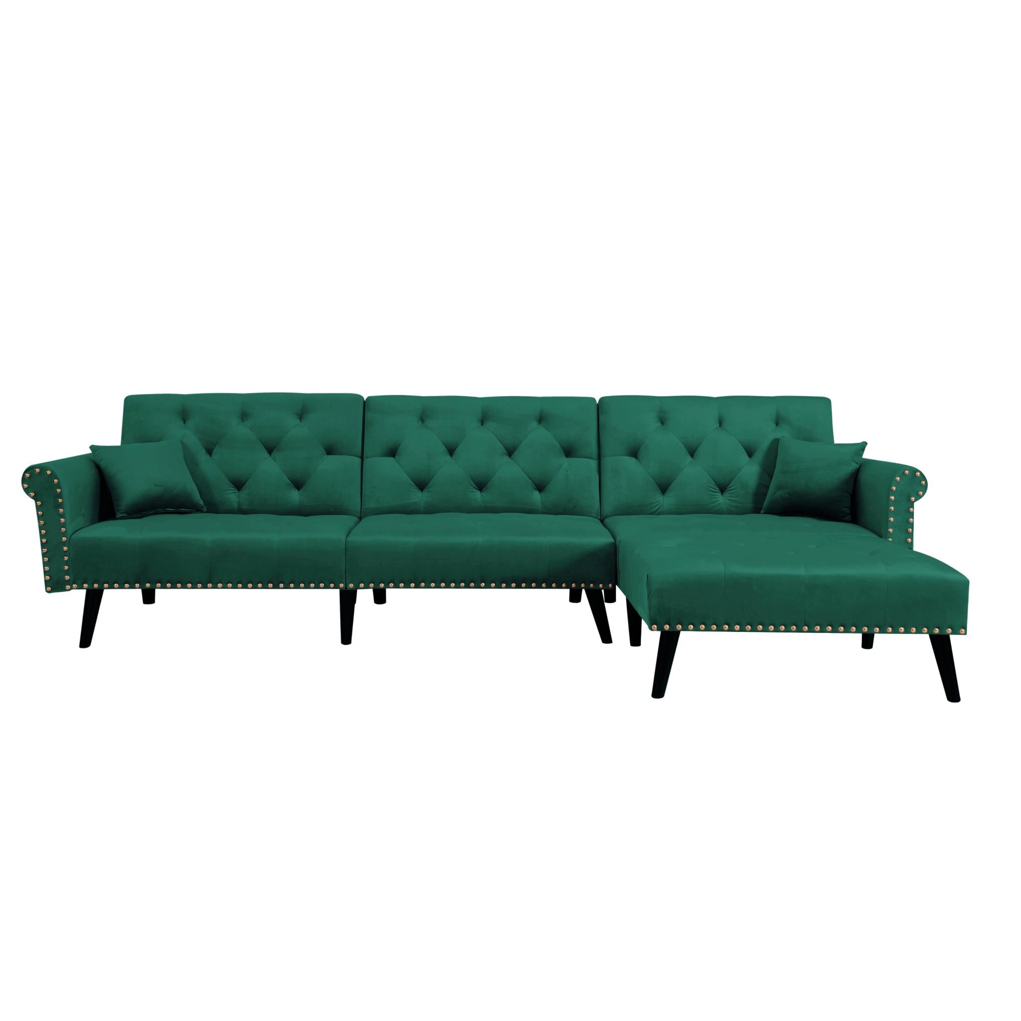 Convertible Sofa bed sleeper  velvet