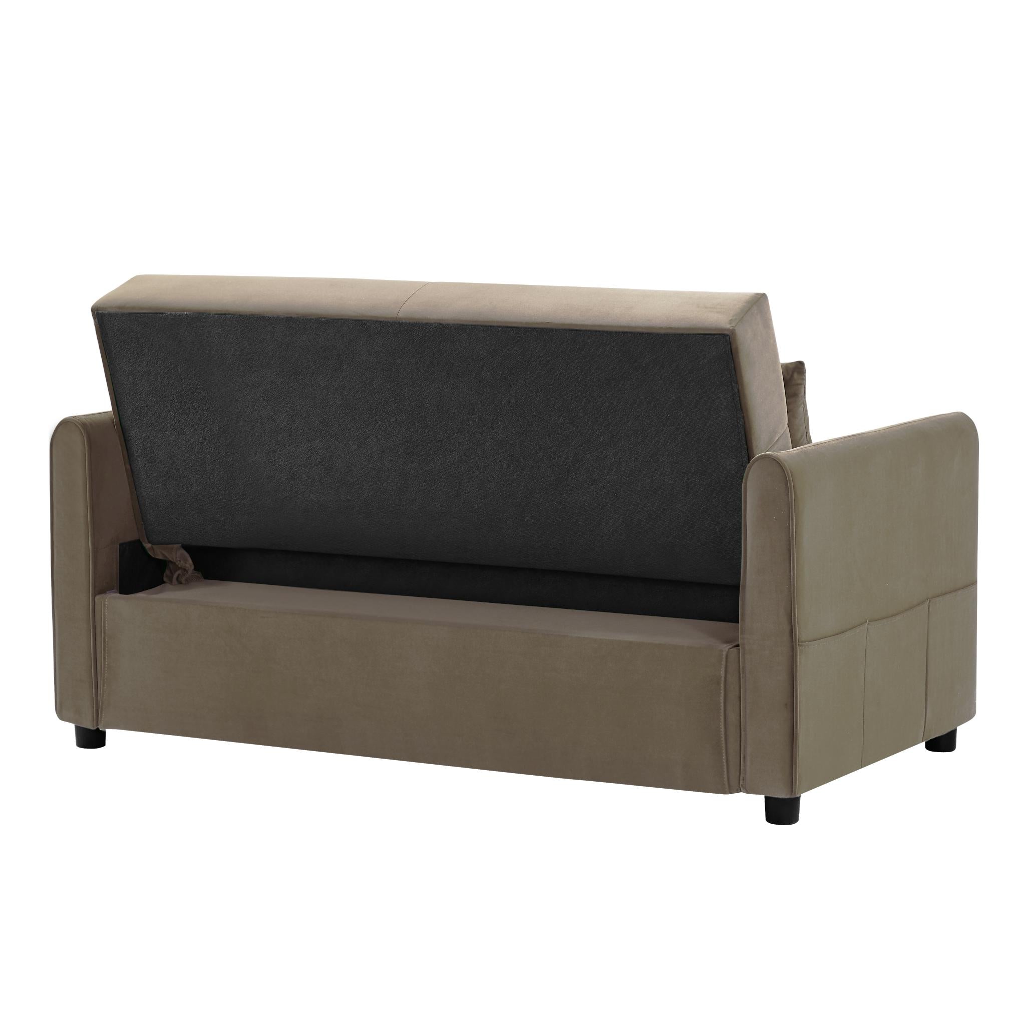 Leisure Loveseat Sofa for Living Room with 2 pillows