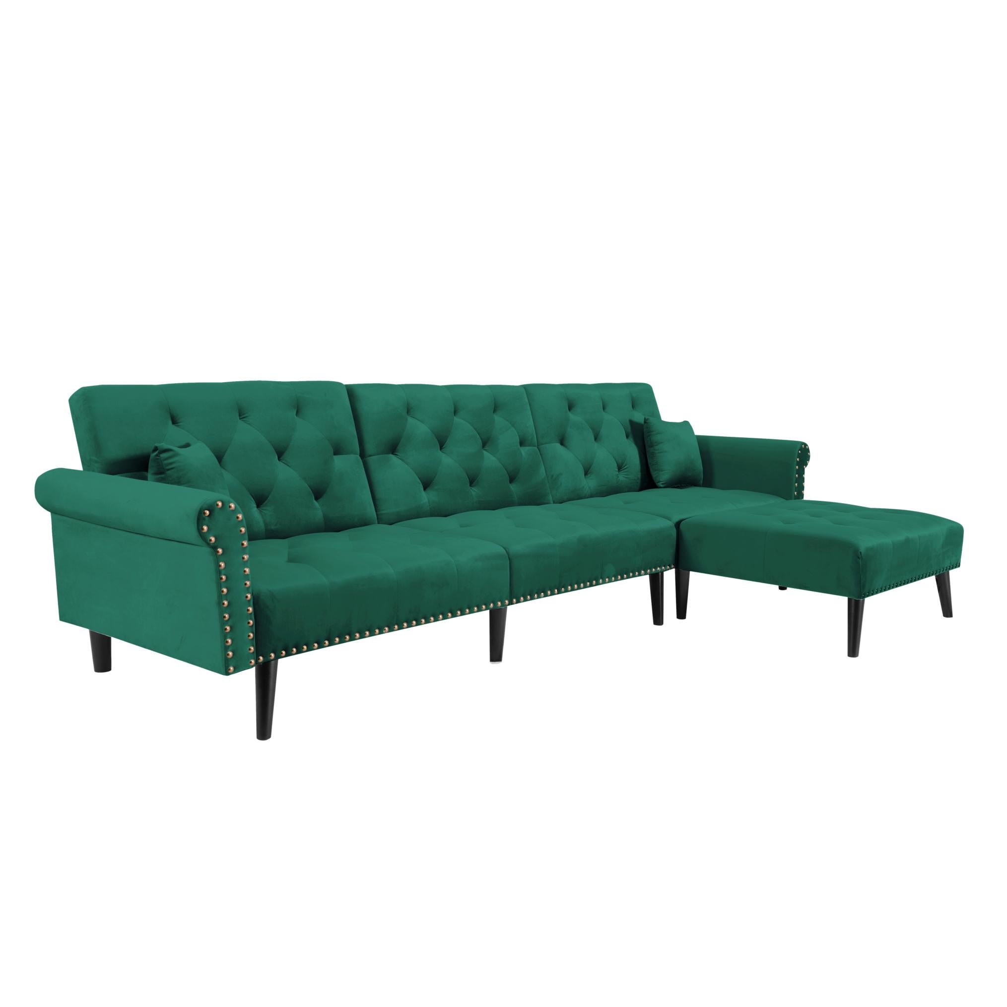 Convertible Sofa bed sleeper  velvet