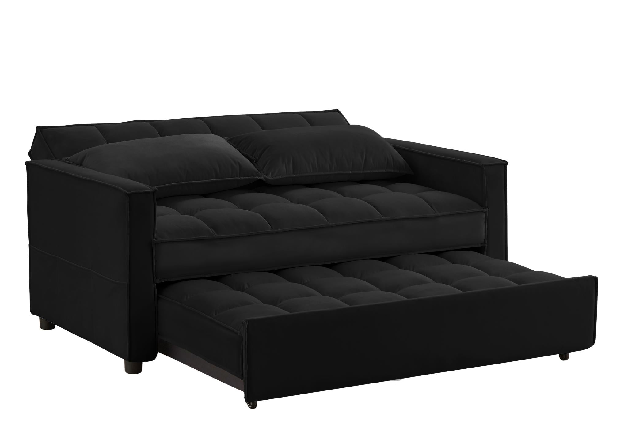 Furniture Sofa Bed with 2 Pillows for Living Room